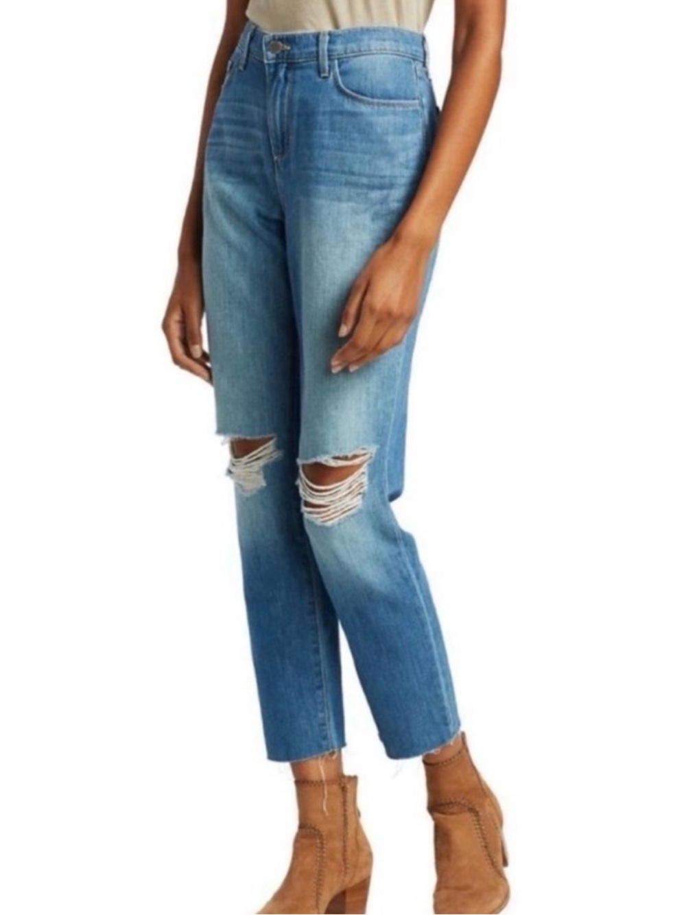 NWT L’agence Bridget High Rise Slouch Straight Mystic 28